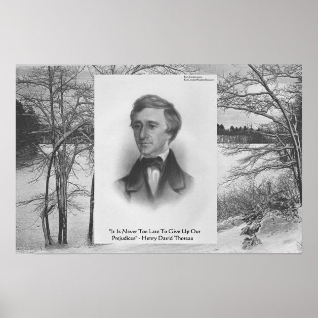 Henry David Thoreau Quote Poster (Framsidan)
