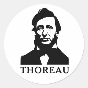 Henry David Thoreau Runt Klistermärke