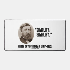 Henry David Thoreau Simplify Simplify Quote