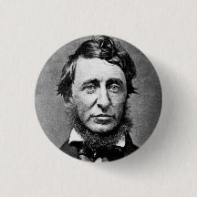 Henry David Thoreau svart & vitporträtt