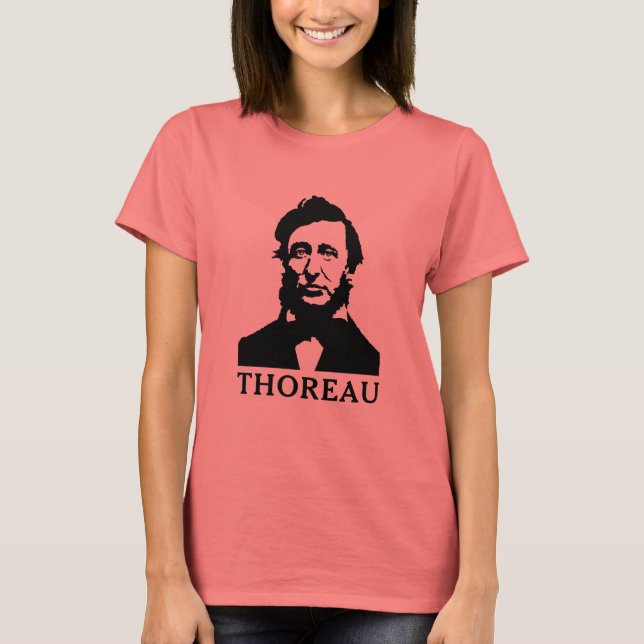 Henry David Thoreau Tee Shirt (Framsida)