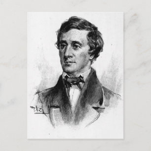 Henry David Thoreau Vykort