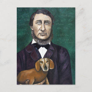 Henry David Thoreau Vykort