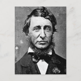 Henry David Thoreau Vykort