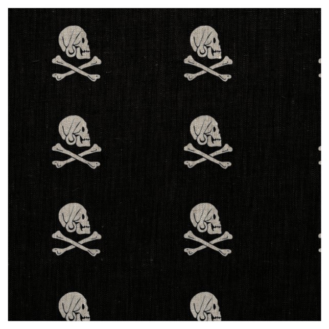 Henry Every Flagga Piratflagga Tyg (Provkarta)