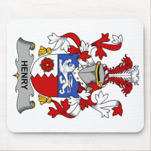 Henry familjvapensköld musmatta