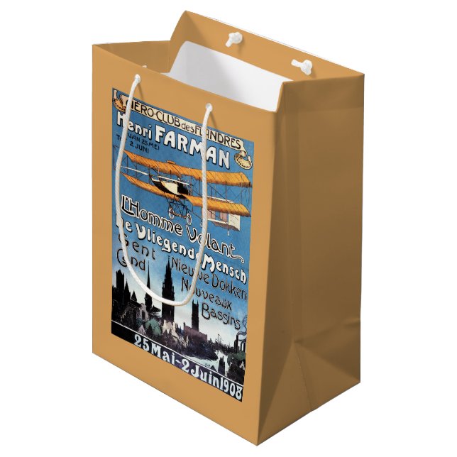 Henry Farman flugor affischen för flygmanPromo (Framsidan Vinklad)