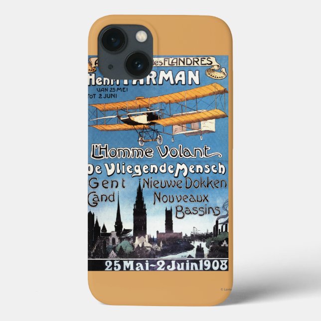 Henry Farman Poster flygmannen Promo (Baksida)