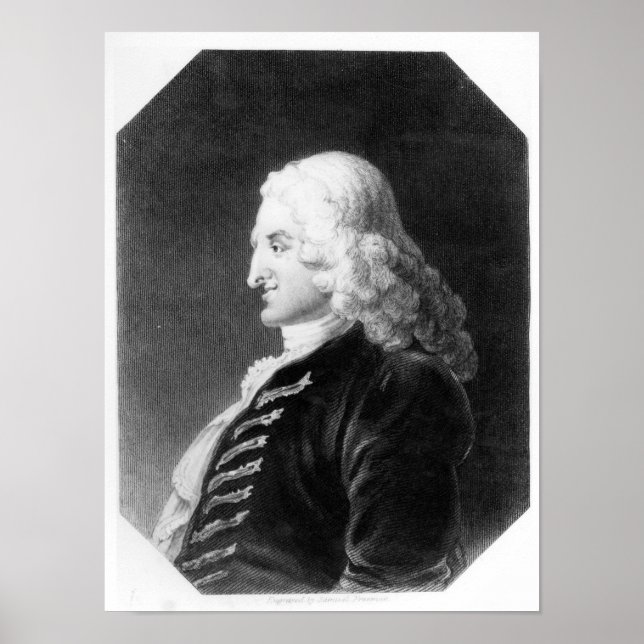 Henry Fielding graverad av Samuel Freeman Poster (Framsidan)