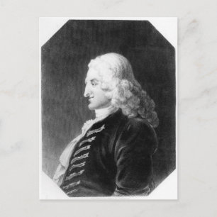 Henry Fielding graverad av Samuel Freeman Vykort