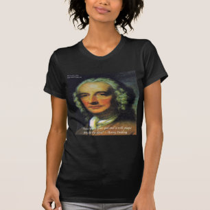 Henry Fielding "Om pengar är din Gud" Citat Tee