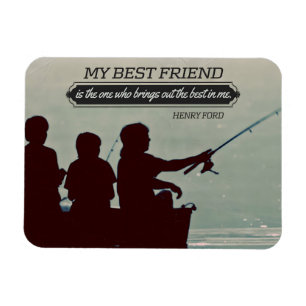 Henry Ford Inspirational Quote "Best kompis" Magnet