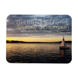 Henry Ford Inspirational Quote "Hitta en lösning" Magnet