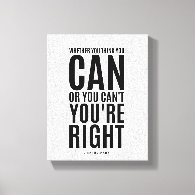 Henry Ford | Inspirationsoffert Canvastryck (Framsida)