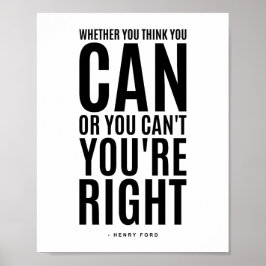 Henry Ford | Inspirationsoffert Poster