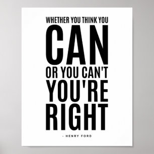 Henry Ford Inspirationsoffert Poster
