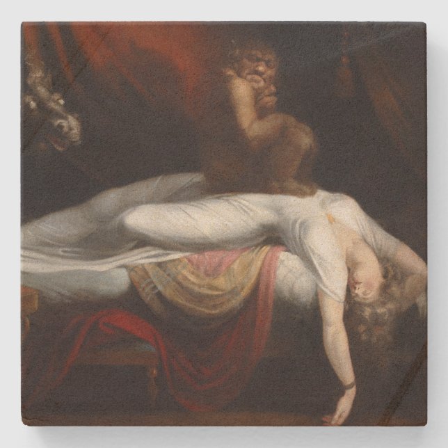 Henry Fuseli Gothic Macabre Mörk Art Stenunderlägg (Framsidan)