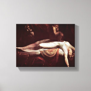 Henry Fuseli - mardrömmen Canvastryck