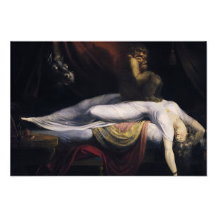 Henry Fuseli - mardrömmen Fototryck