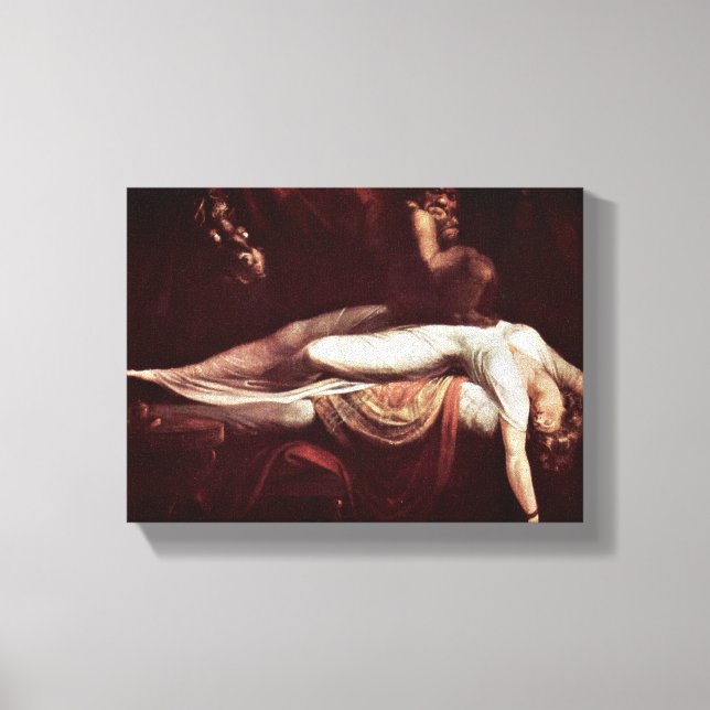 Henry Fuseli - Nightmare Canvastryck (Framsida)