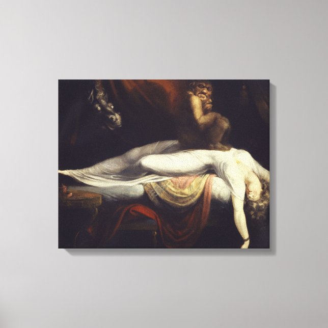 Henry Fuseli - Nightmare Canvastryck (Framsida)