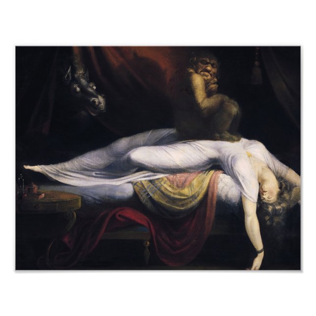 Henry Fuseli - Nightmare Fototryck (Framsidan)