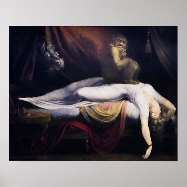 Henry Fuseli Nightmare Poster (Framsidan)