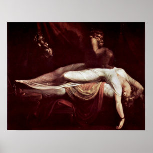 Henry Fuseli Nightmare Poster