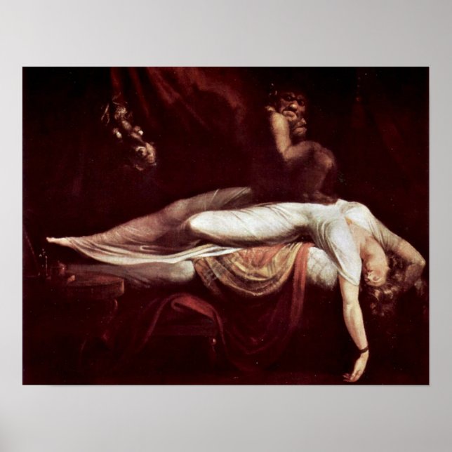 Henry Fuseli Nightmare Poster (Framsidan)