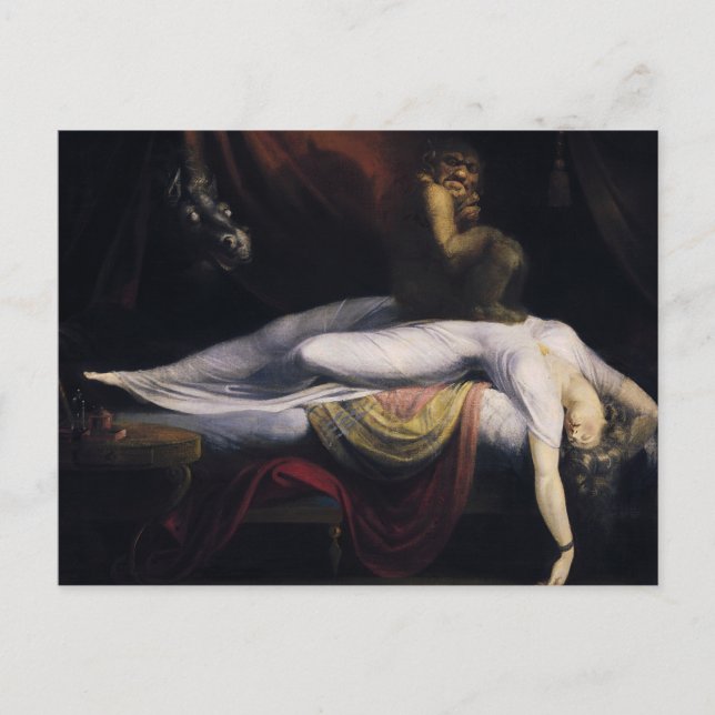 Henry Fuseli - Nightmare Vykort (Framsida)