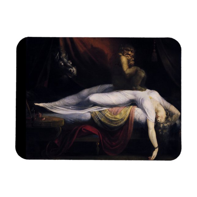 Henry Fuseli the Nightmare Painting Magnet (Horisontell)