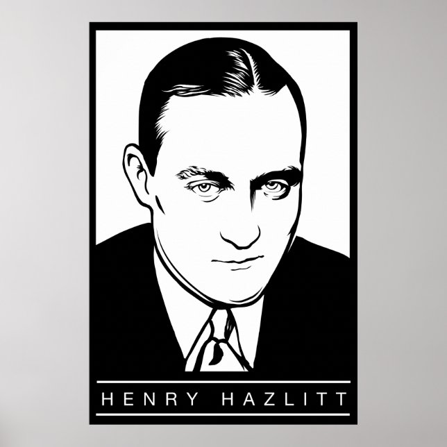 Henry Hazlitt Poster (Framsidan)