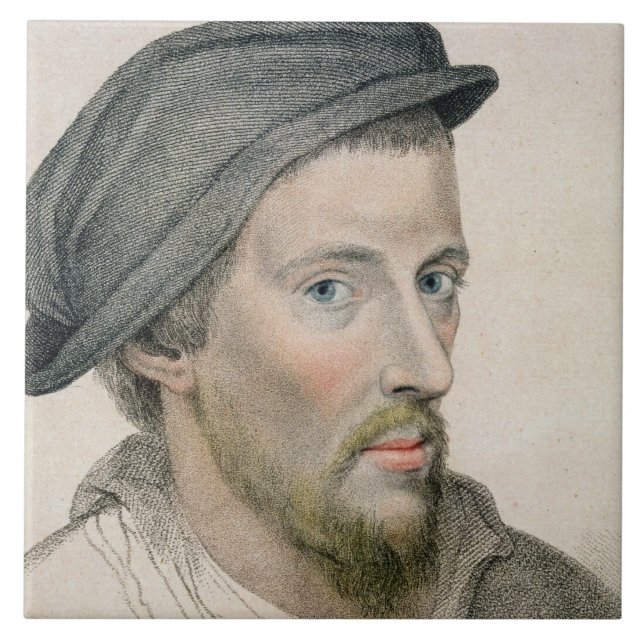 Henry Howard, inristad Earl av Surrey (c.1517-47) Kakelplatta (Framsidan)