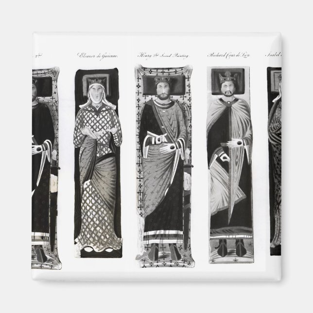 Henry II Eleanor av Aquitaine Magnet (Framsidan)