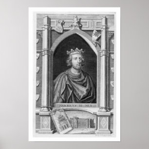 Henry III (1207-72) kung av England från 1216 som Poster