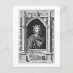 Henry III (1207-72) Kung i England från 1216, ng Vykort