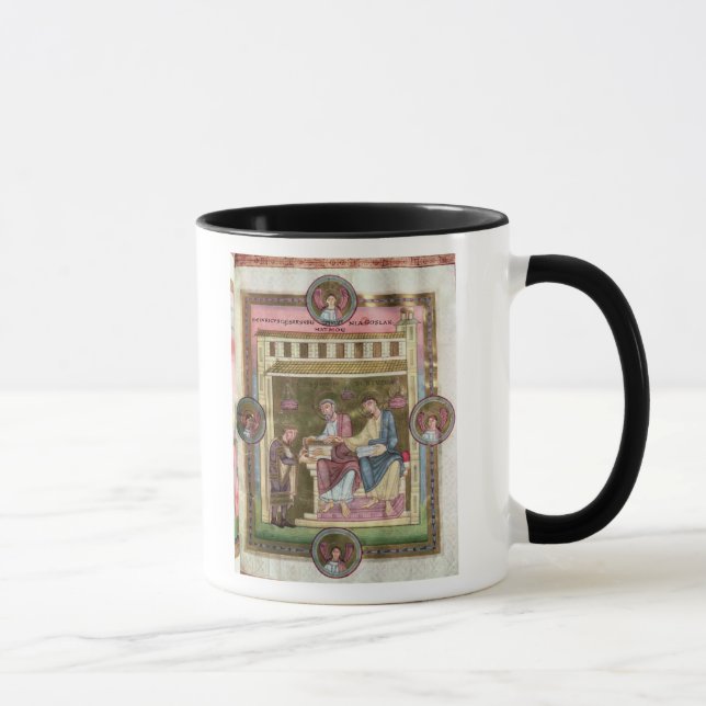 Henry III med apostlarna Simon och Jude Mugg (Höger)