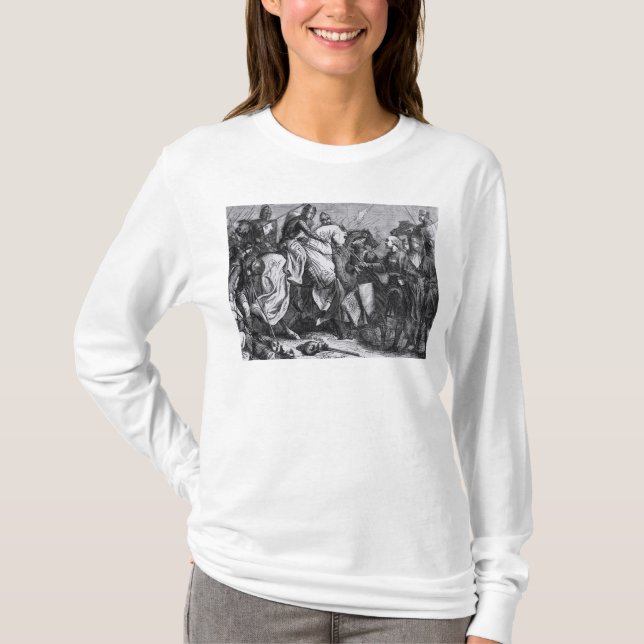Henry III på striden av Lewes, 14th maj 1264 Tee (Framsida)