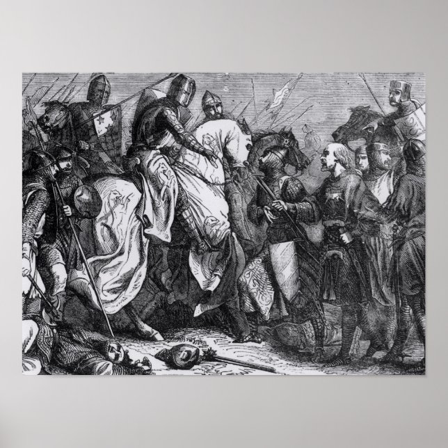 Henry III vid slaget vid Lewes, 14 maj 1264 Poster (Framsidan)