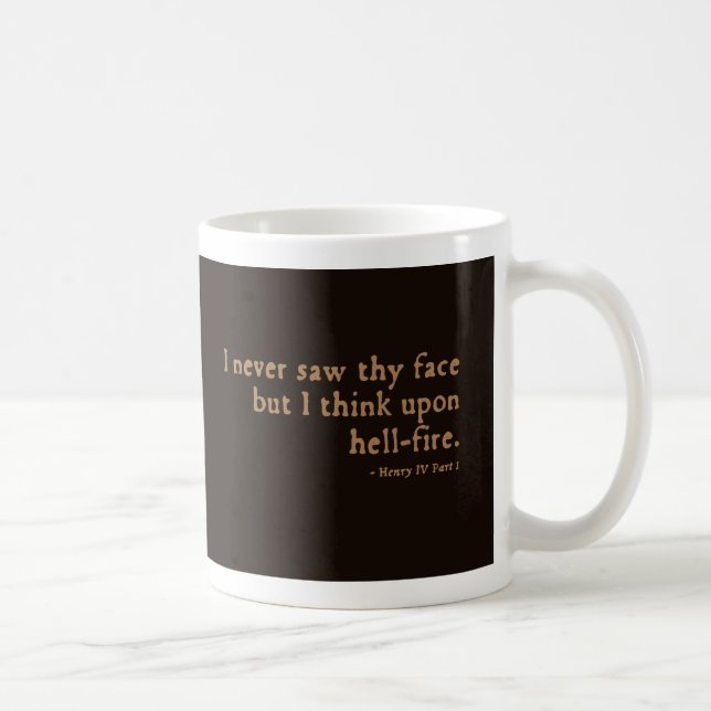 Henry IV"helvetes-fire" Insult (16thC version) Kaffemugg (Höger)