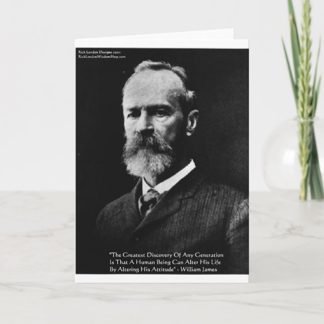 Henry James Attitude Wisdom Quote Gifts & Cards Kort (Framsida)
