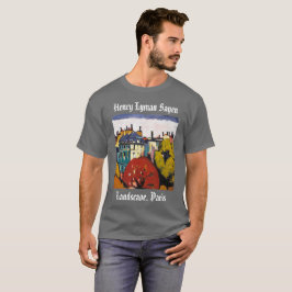 Henry Lyman Sayen Painting Landscape Paris T-Shirt