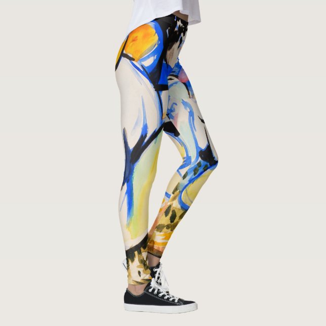 Henry Lyman Sayen Painting Nudes Women's Leggings (Höger)