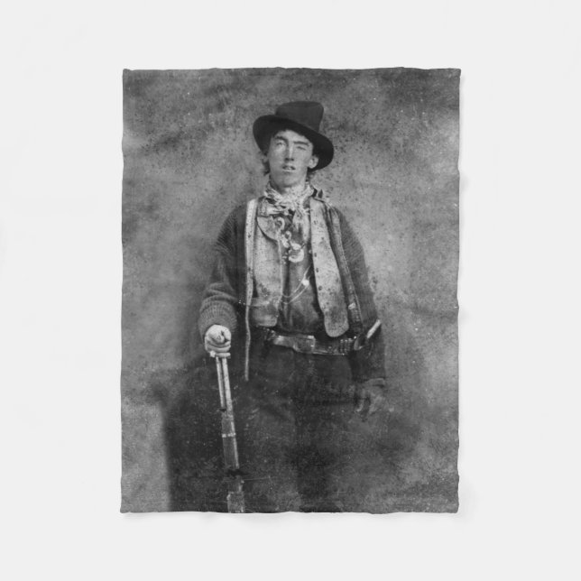 Henry McCarty, Billy Kid, en fredlös i Vilda Väste Fleecefilt (Framsidan)