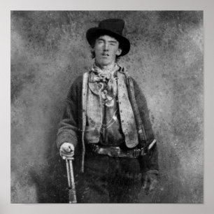 Henry McCarty, Billy the Outlaw Kid från det gamla Poster