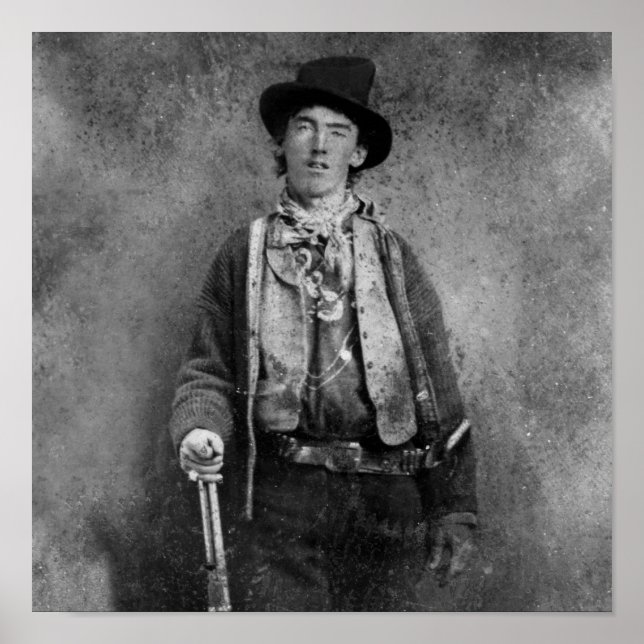 Henry McCarty, Billy the Outlaw Kid från det gamla Poster (Framsidan)