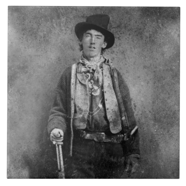 Henry McCarty, Billy the Outlaw Kid of Gammala väs Kakelplatta (Framsidan)
