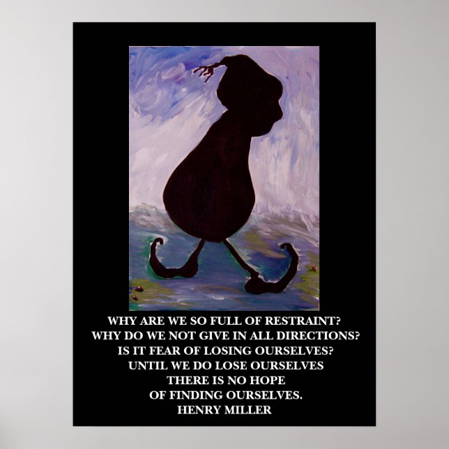 Henry Miller Quote - Poster (Framsidan)