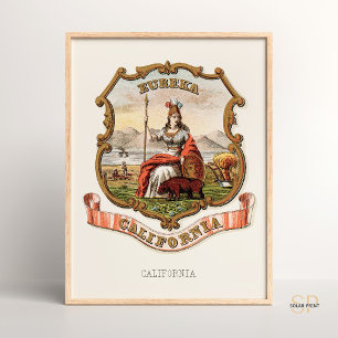 Henry Mitchell California State Jackat av Arm 1876 Poster