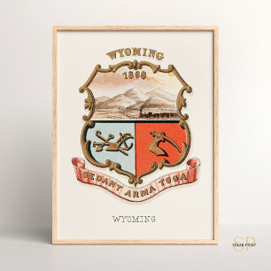 Henry Mitchell Wyoming Territory Jackar om Arm Poster
